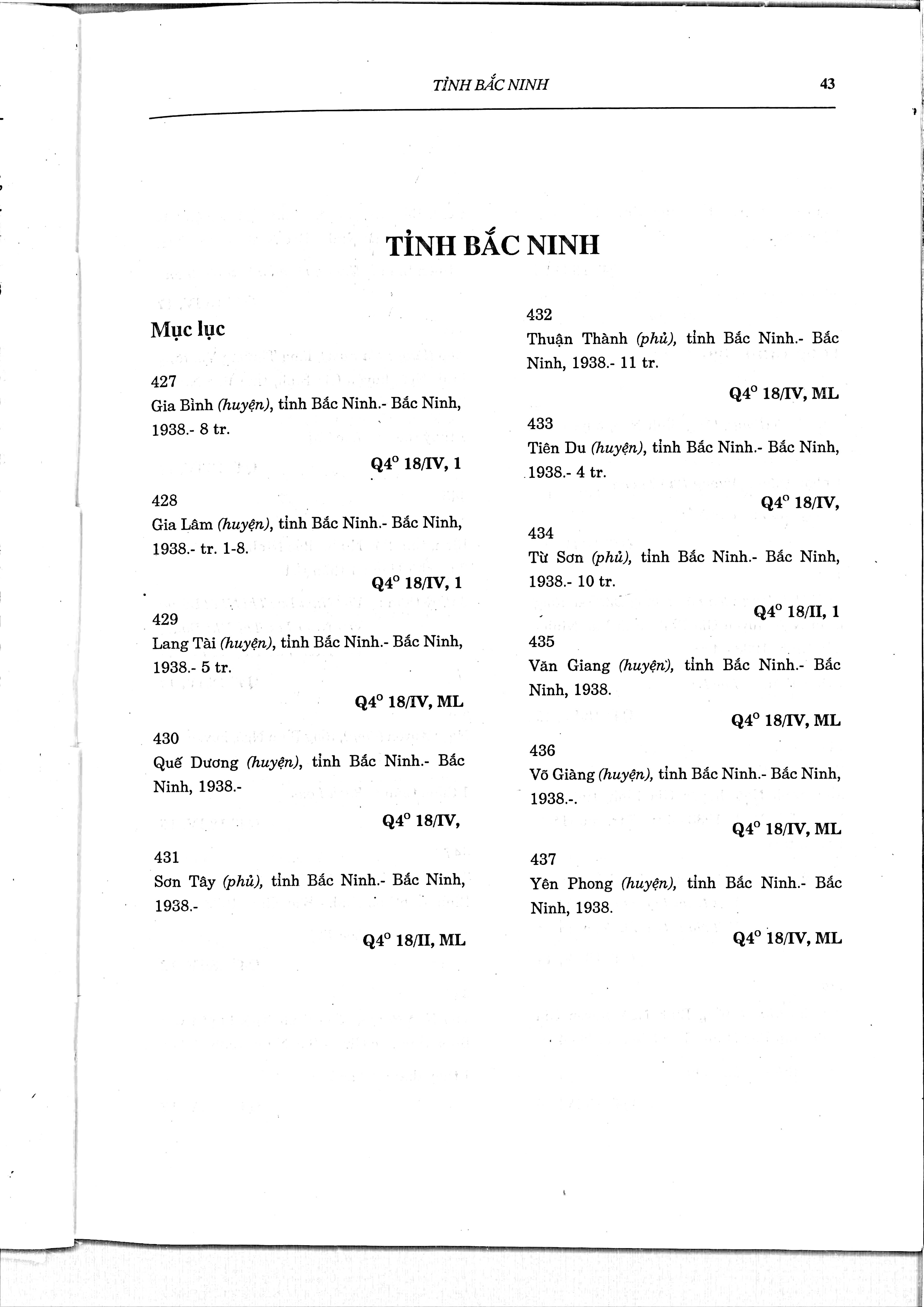Thần tích, thần sắc Tỉnh Bắc Ninh